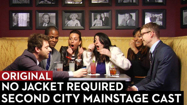 The Second City Mainstage Cast on No Jacket Required