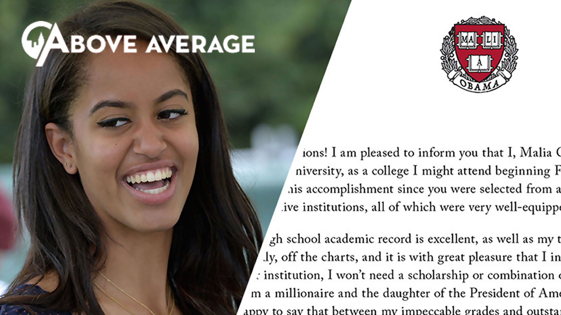 Malia Obama Sends Acceptance Letter to Harvard