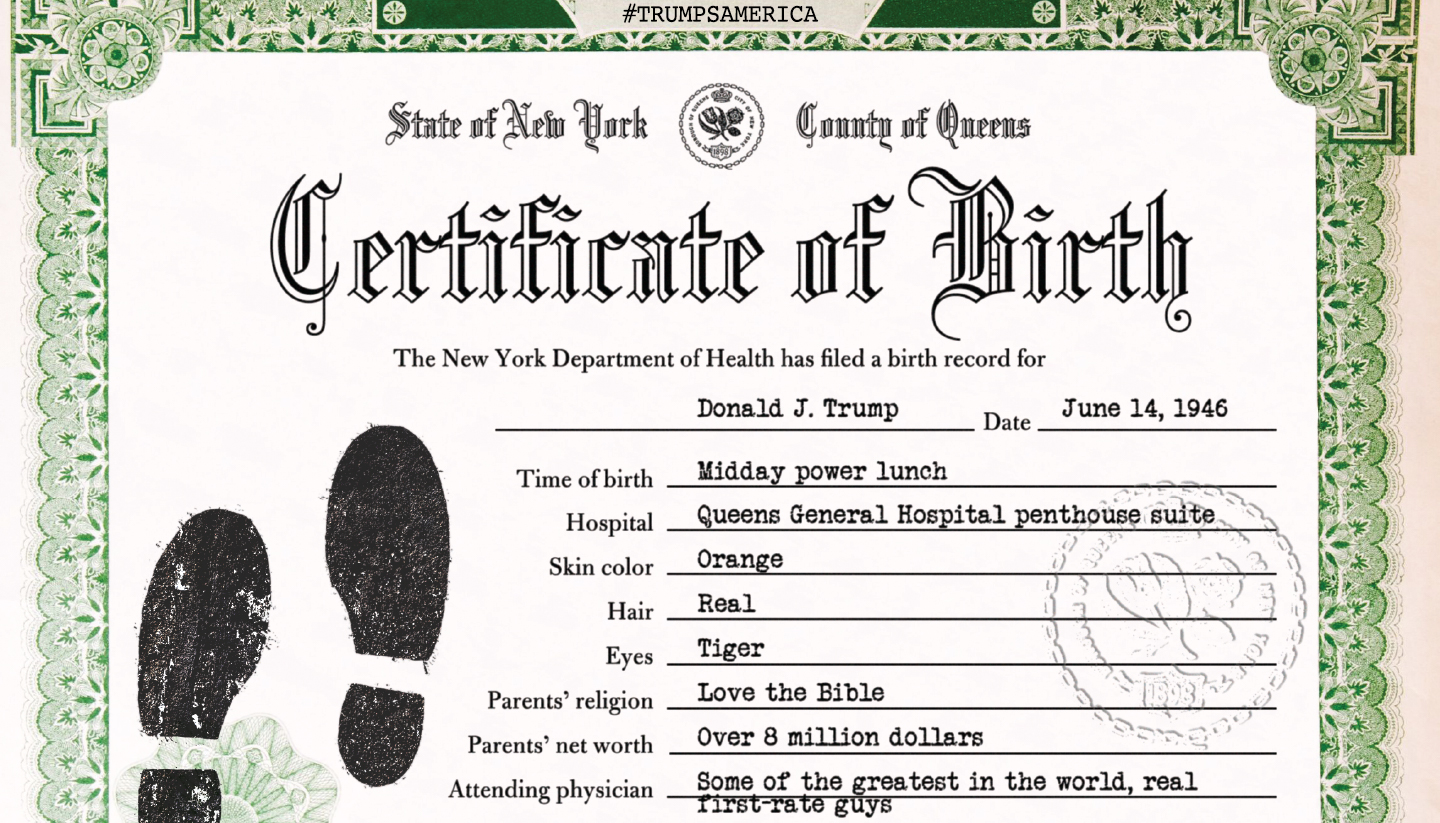 Donald Trump Releases Documentation of His Birth