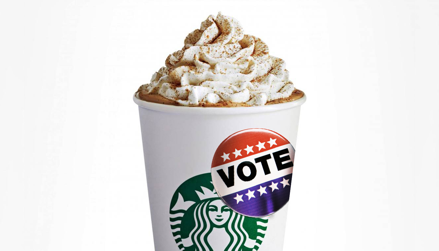 Why I, the Pumpkin Spice Latte, Deserve Your Vote this November